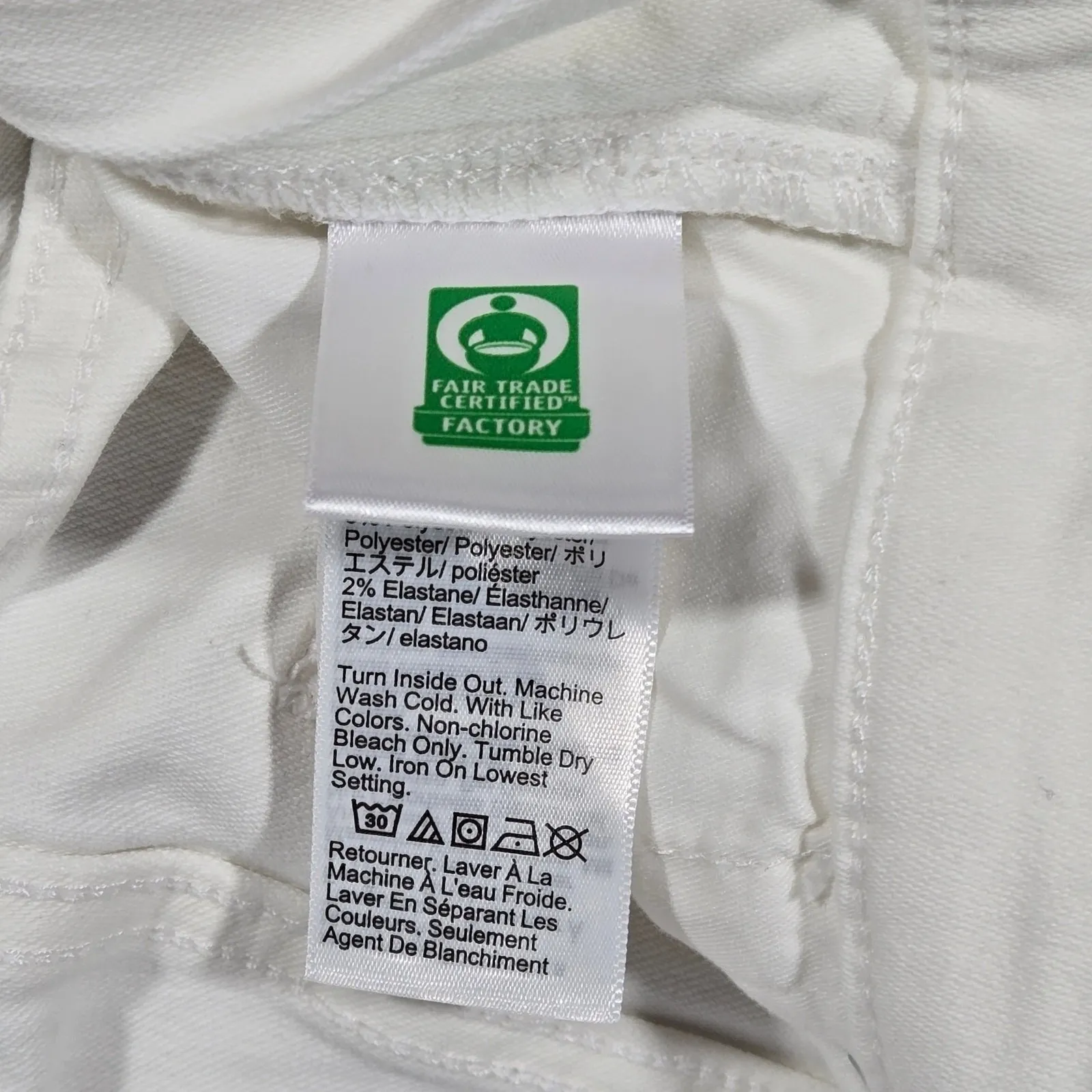 J. Crew Petite‎ 9" vintage slim-straight jean in white wash P29 NWT - Image 6