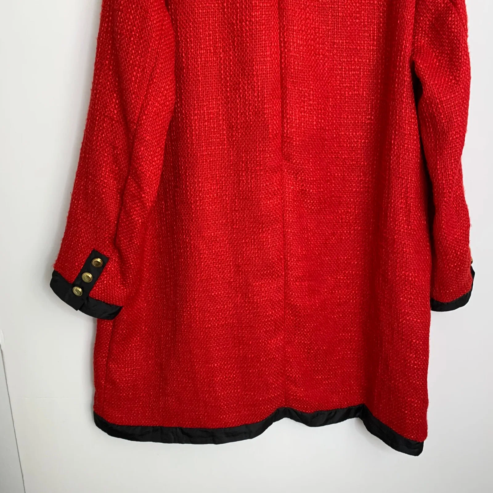 Tuckernuck Pomander Place Coco Tweed Bow Mini Dress in Red XXXL Womens - Image 11