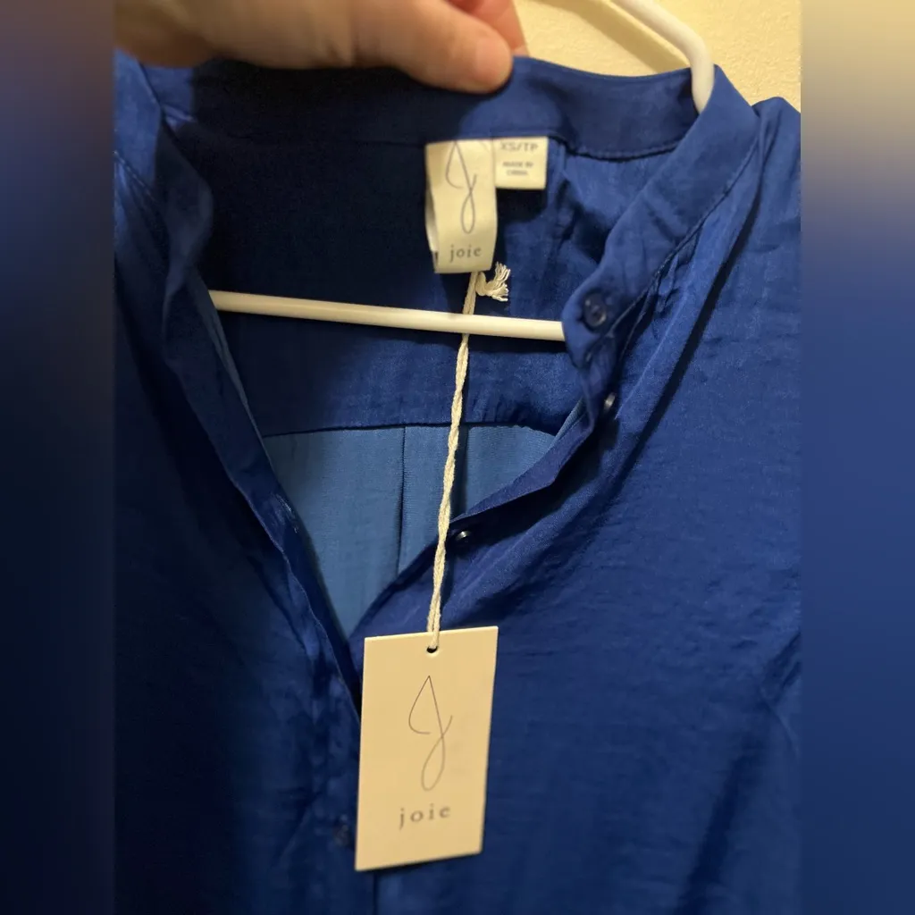 NWT Joie sleeveless thins‎ button down XS - Image 2