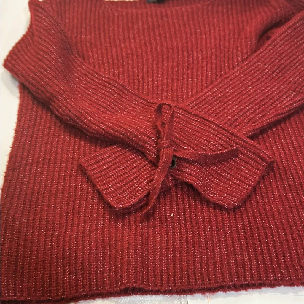 Love Tree Rich Red Crew Neck Sweater - Image 16