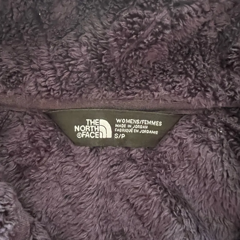 The North Face Women's Purple Fuzzy Faux Fur Full Zip size S - Image 3