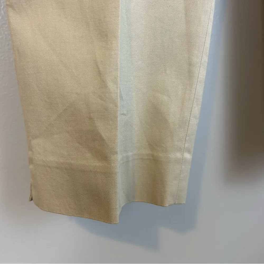 NWOT Talbots Beige Curvy Fit CropCap ri Trouser Pants Size 10 Petite - Image 9
