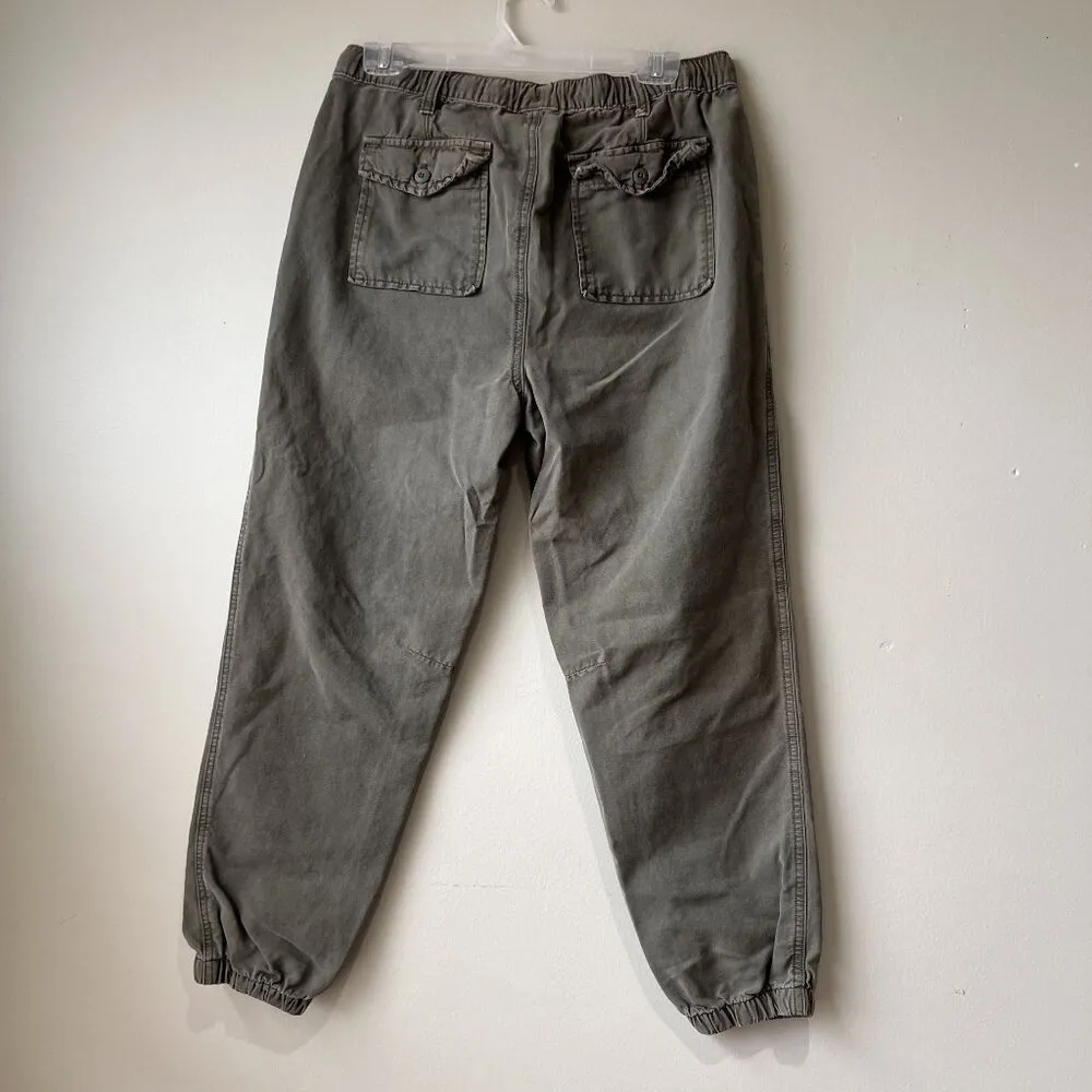 Aerie Olive Green Cargo Jogger Pants M - Image 4