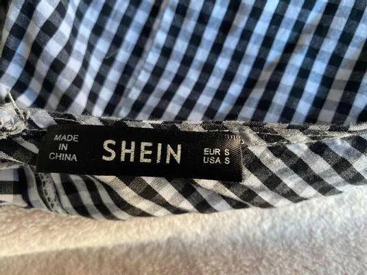 Checkered Overall Dress - Image 4