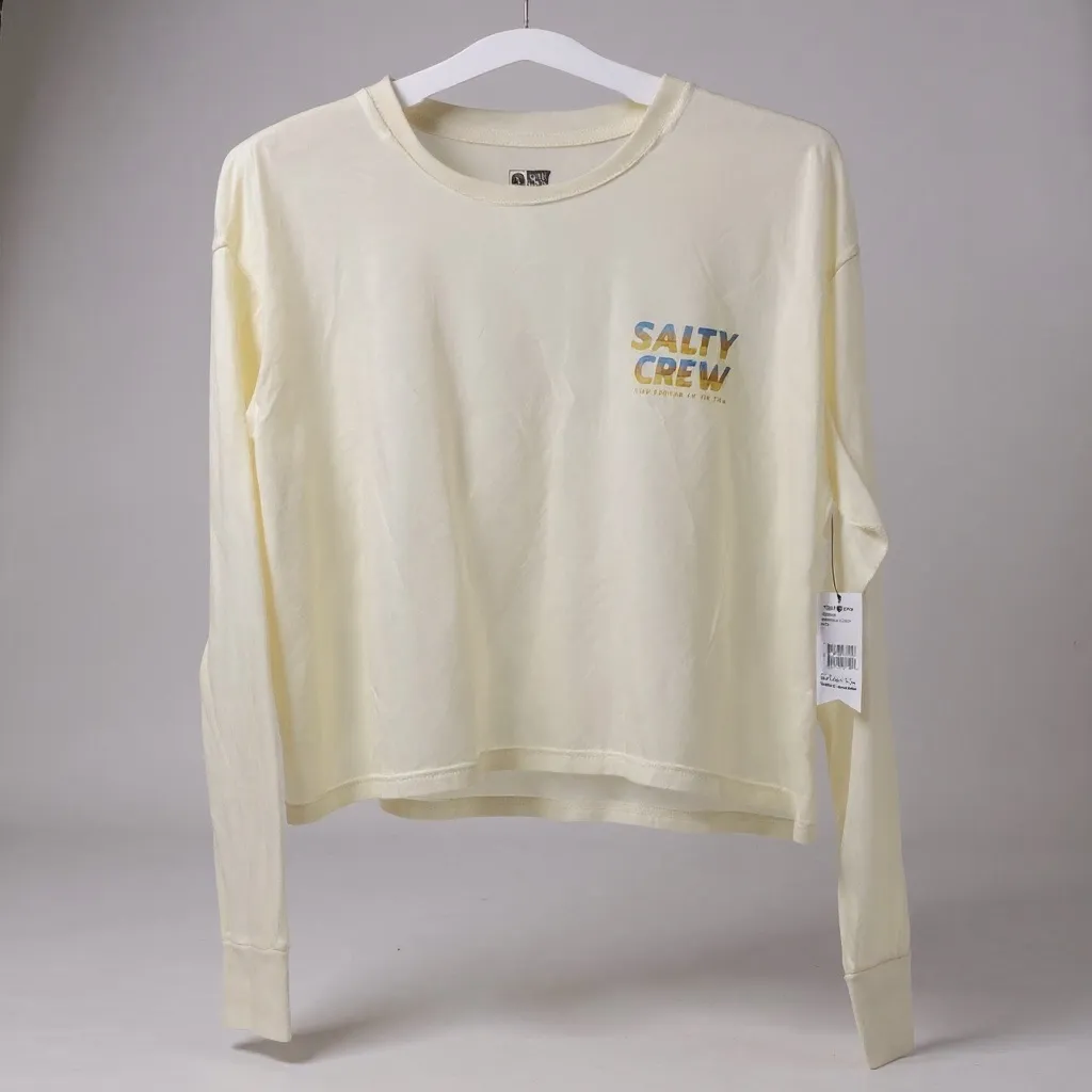 Salty Crew Cream and Blue Graphic Tee - Image 4