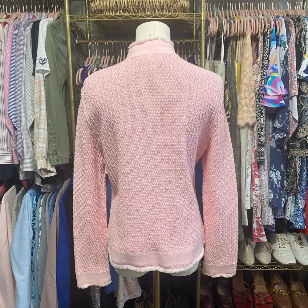 Talbots Light Pink Textured Blazer - Image 5