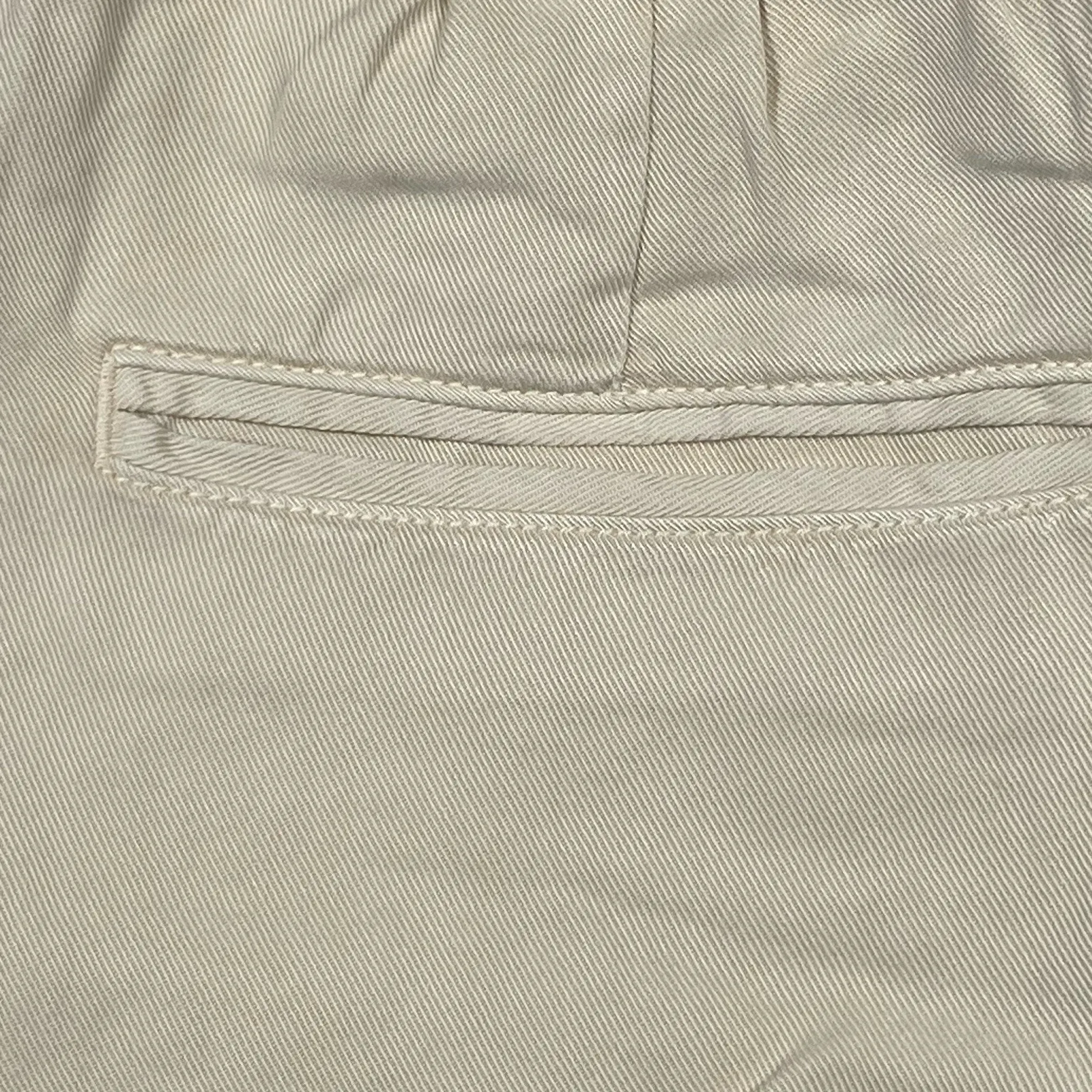 St John's Bay Wide Leg Crop Pants Women's Size XL Pull On Tencel Beige Birch - Image 3