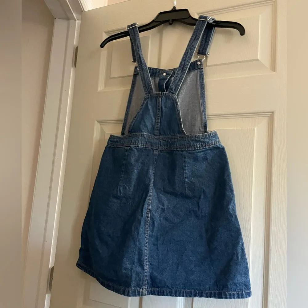 H&M  Denim Overall Dress Size 6 - Image 2