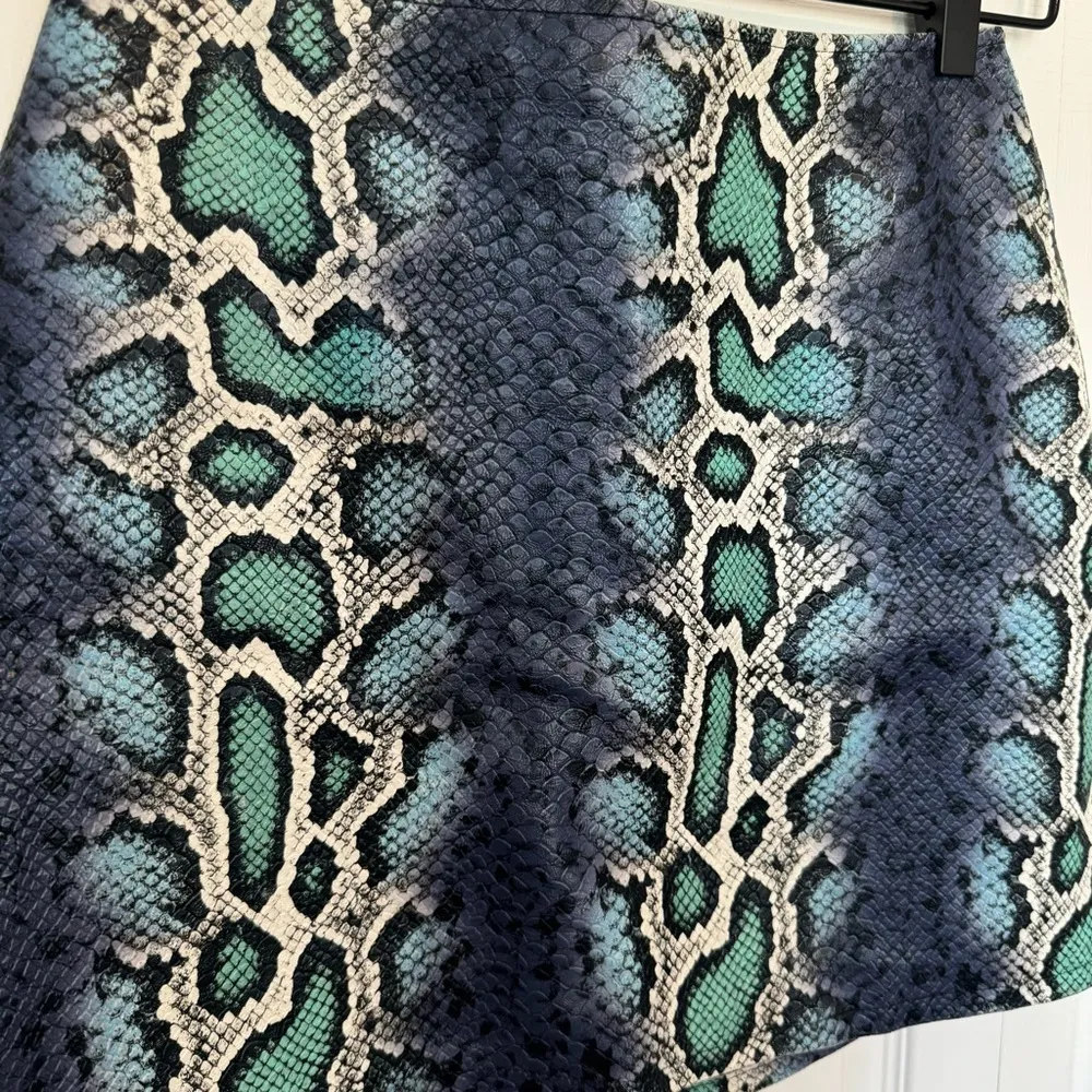 Milk It Vintage mini skirt in faux snakeskin two - Image 4