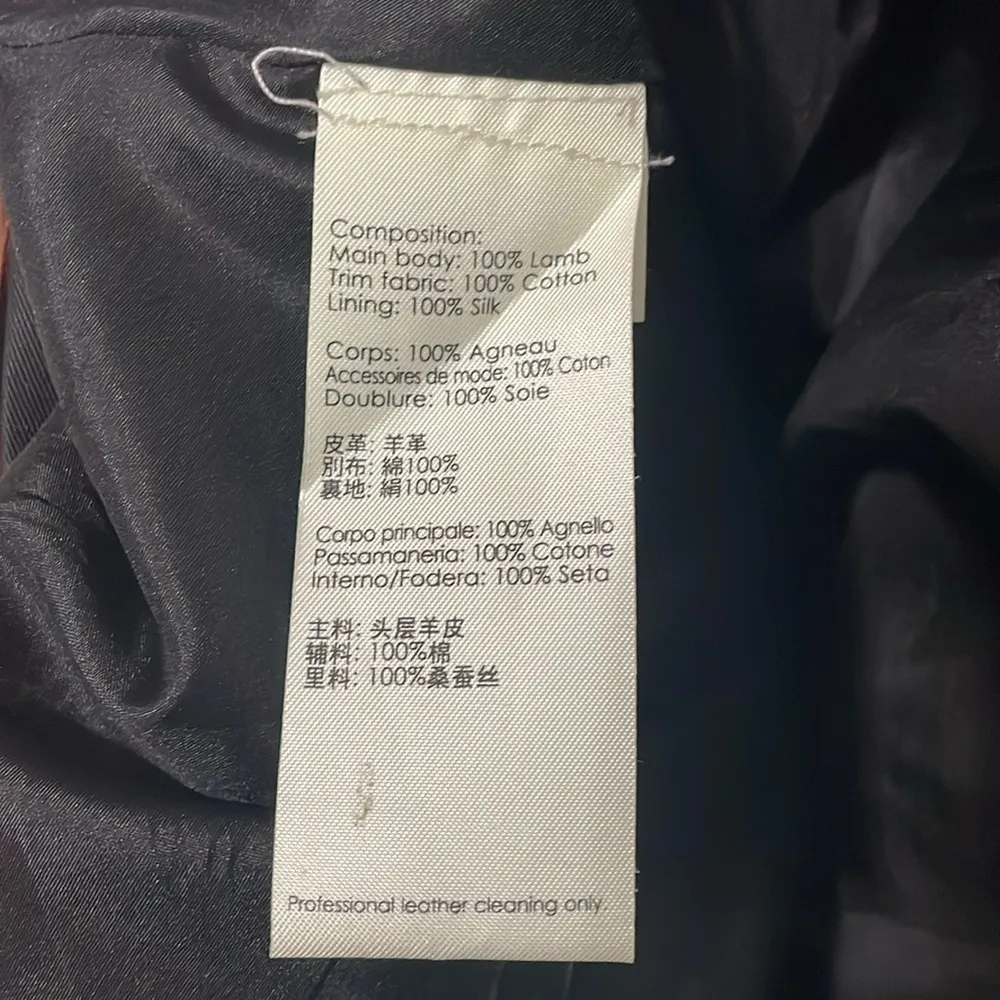 💖 3.1 Phillip Lim Brown 100% Lambskin Rounded Fold Skirt - Image 8