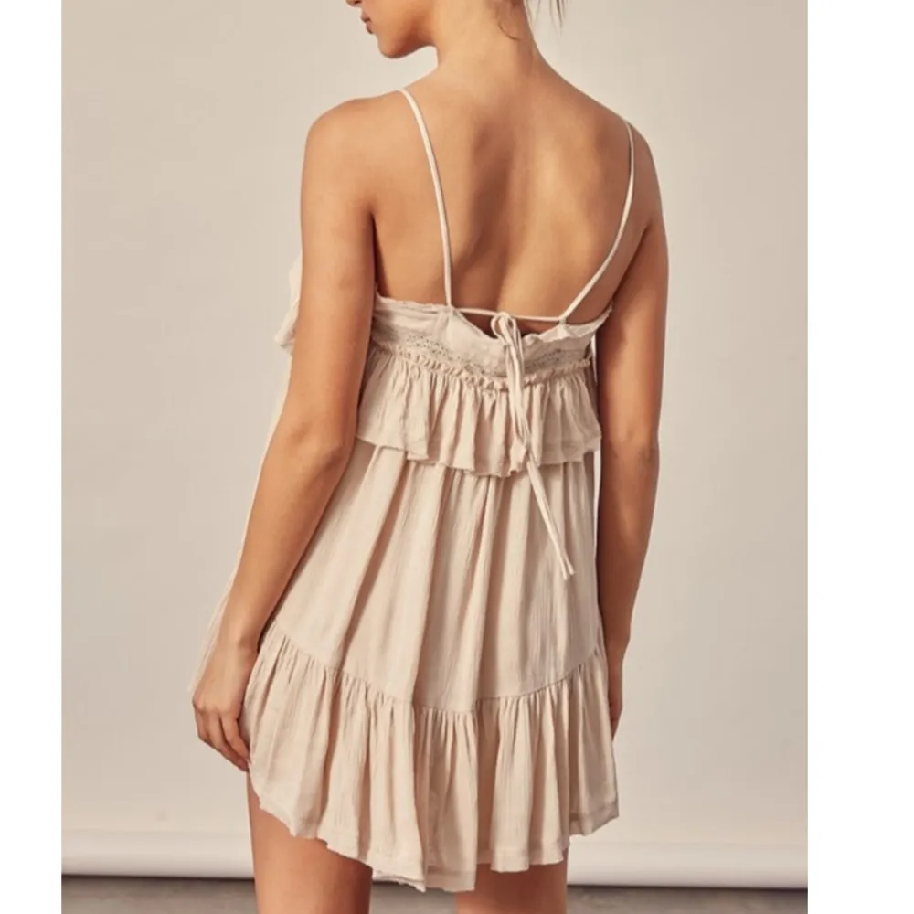 NWT • Mustard Seed • Mini Romper Dress • Pockets • Small - Image 3