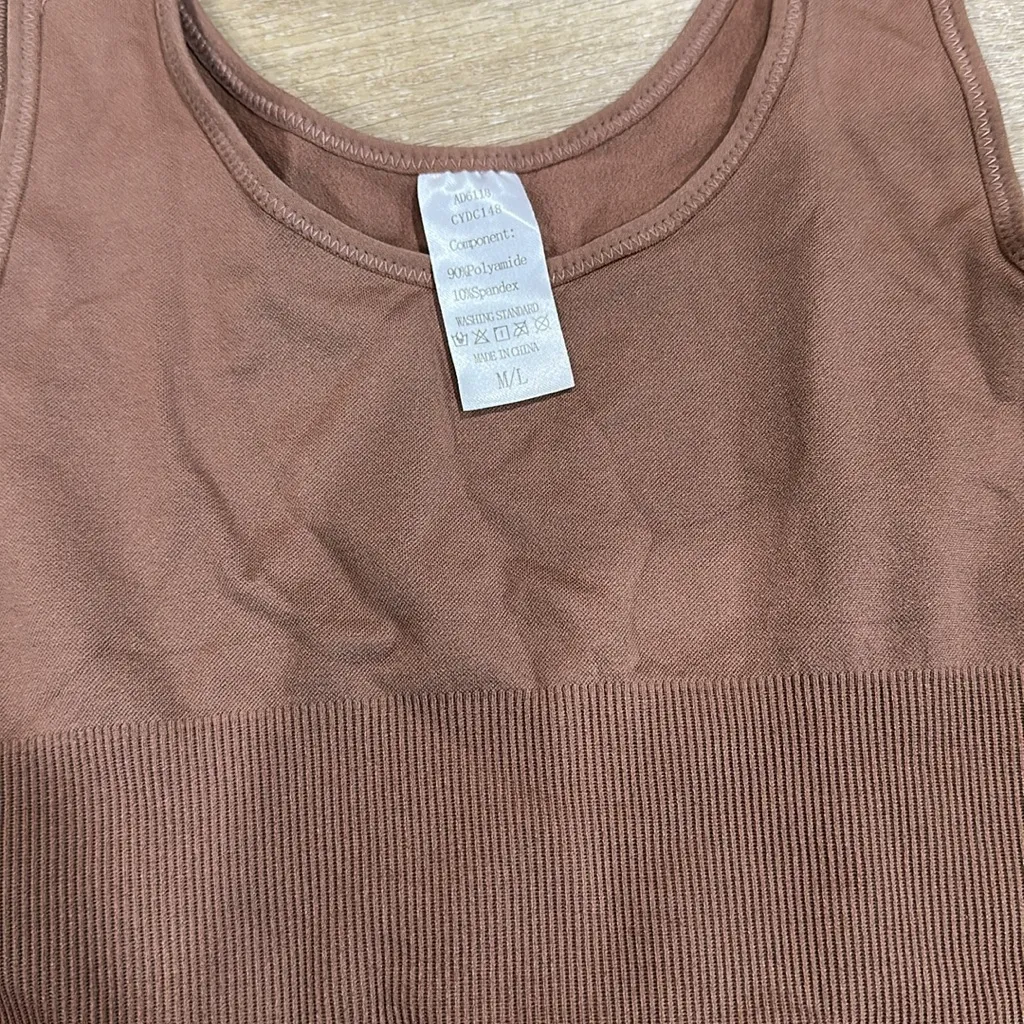 NWT women’s brown shapewear bodysuit - Image 2
