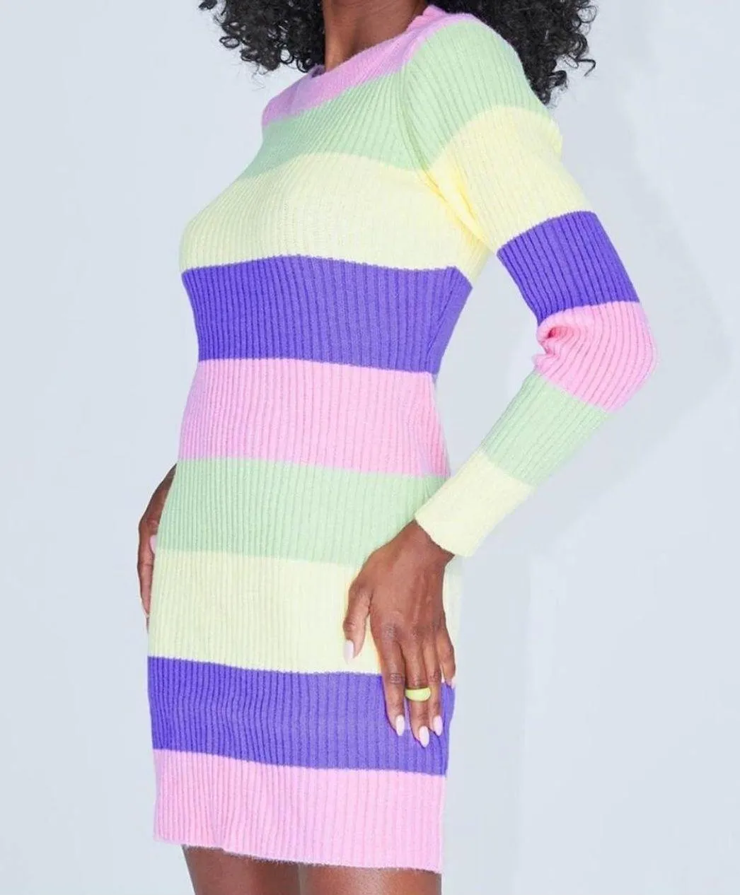 Princess Polly Cara Mini Dress Stripe - Image 3