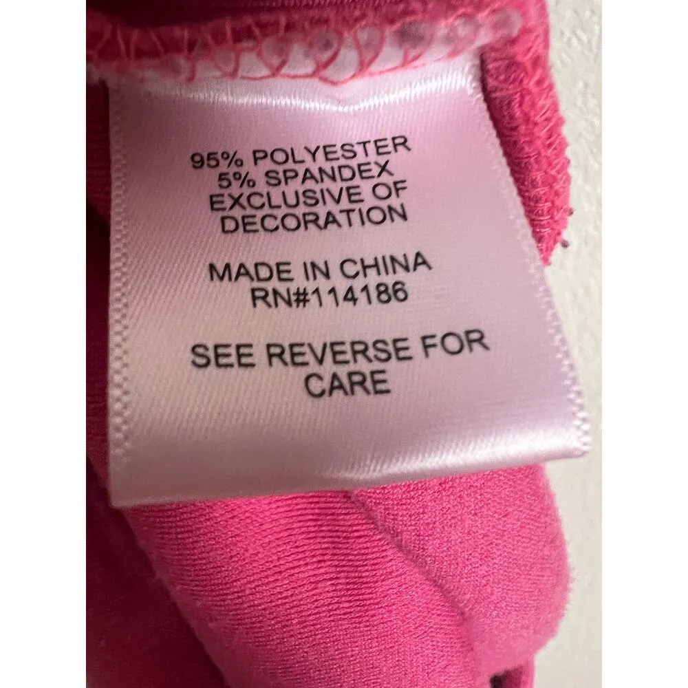 Juicy by Juicy Couture Pink Velour Pull-On Y2K Lounge Sweatpants Size Large - Image 9