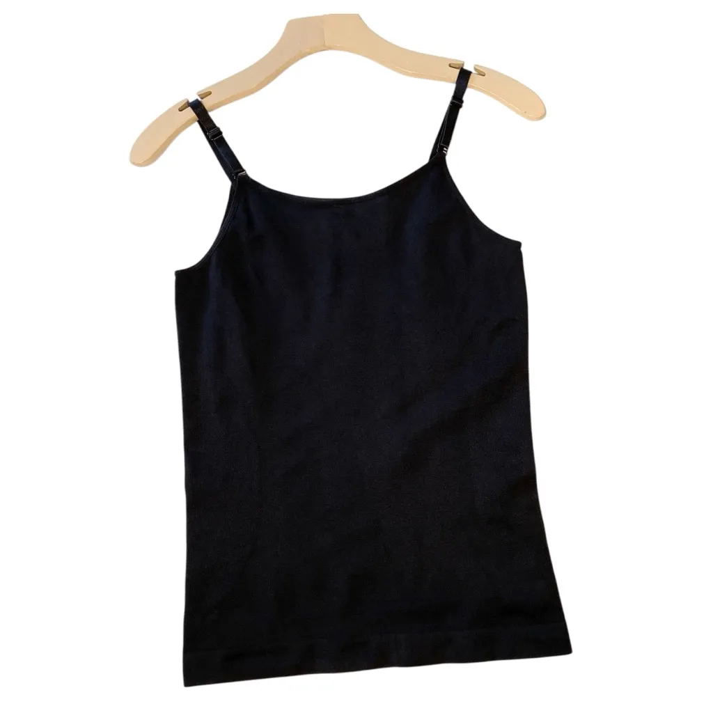 SHAPERMINT Scoop Neck Shaping Cami Black Size XL - Image 3