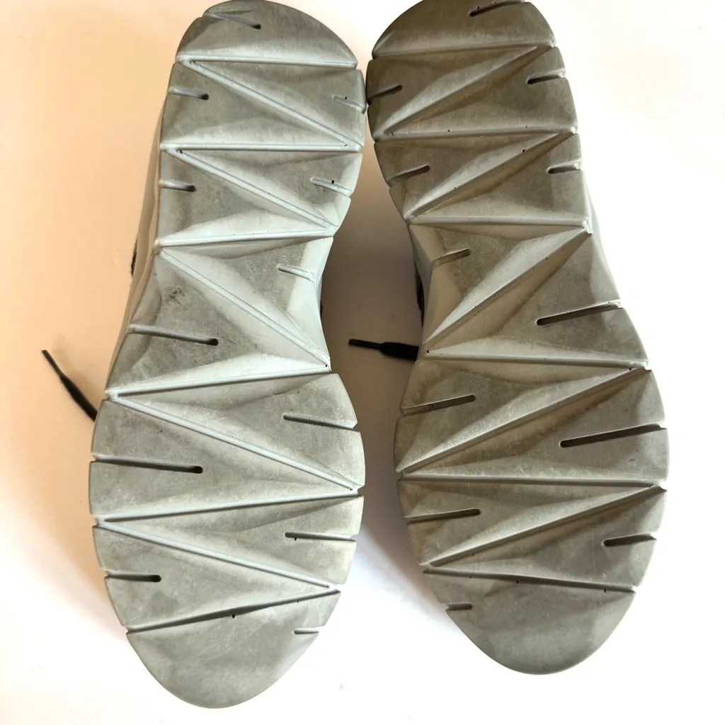 Naot Buzz Lace Up Sneakers Gray Marble Suede Radiant Copper Leather Sz 40 US 9 - Image 16