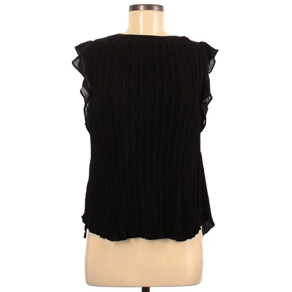 ✨HP✨ Mini Pleat Ruffle Sleeve Blouse ✨ - Image 8