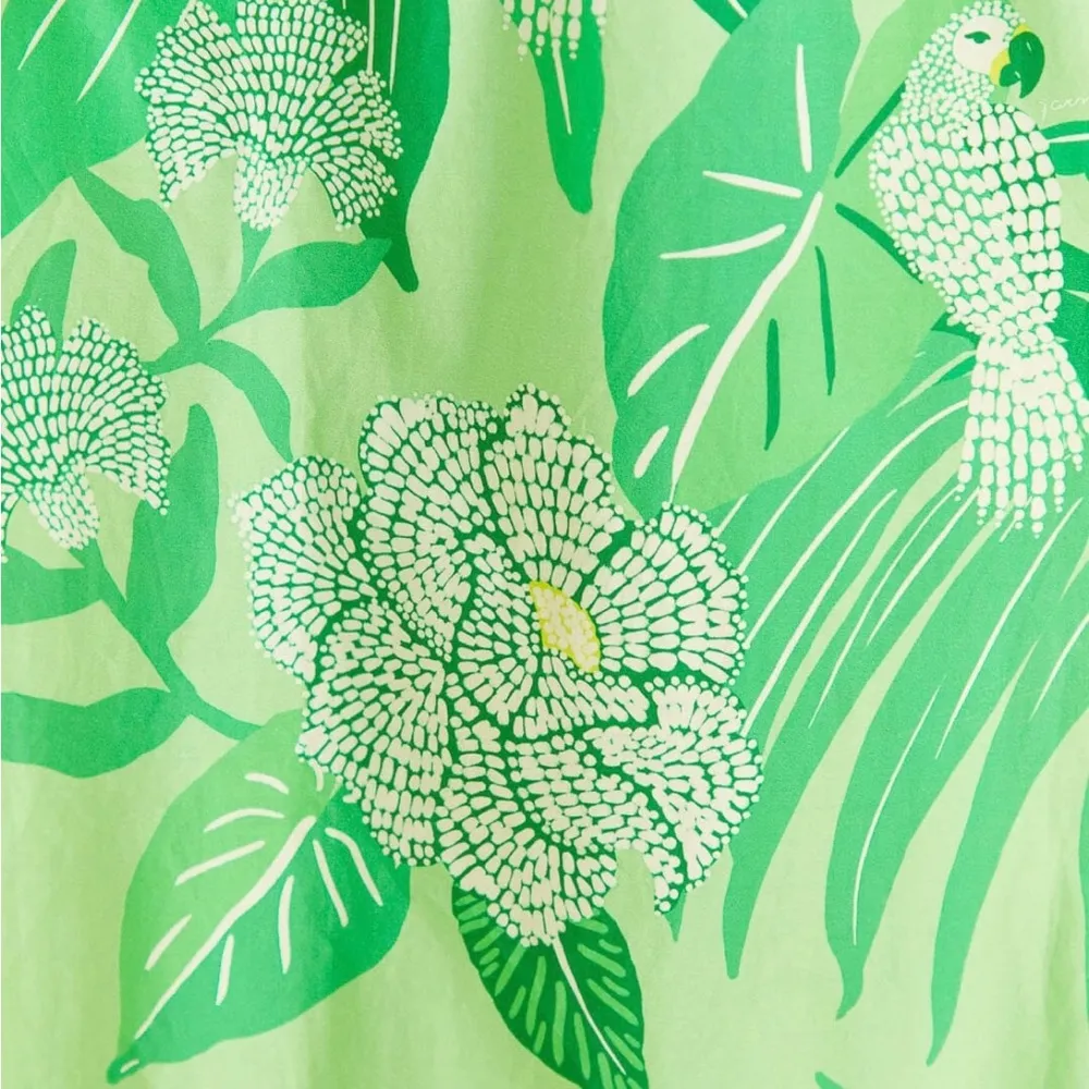 Farm Rio Dewdrop Floral Green Midi NWT - Image 13