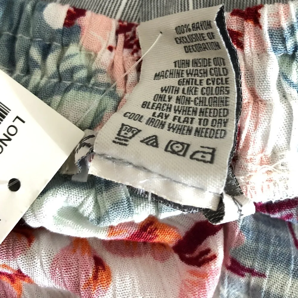 American Rag Womens Peasant Top Cropped Floral S - Image 6