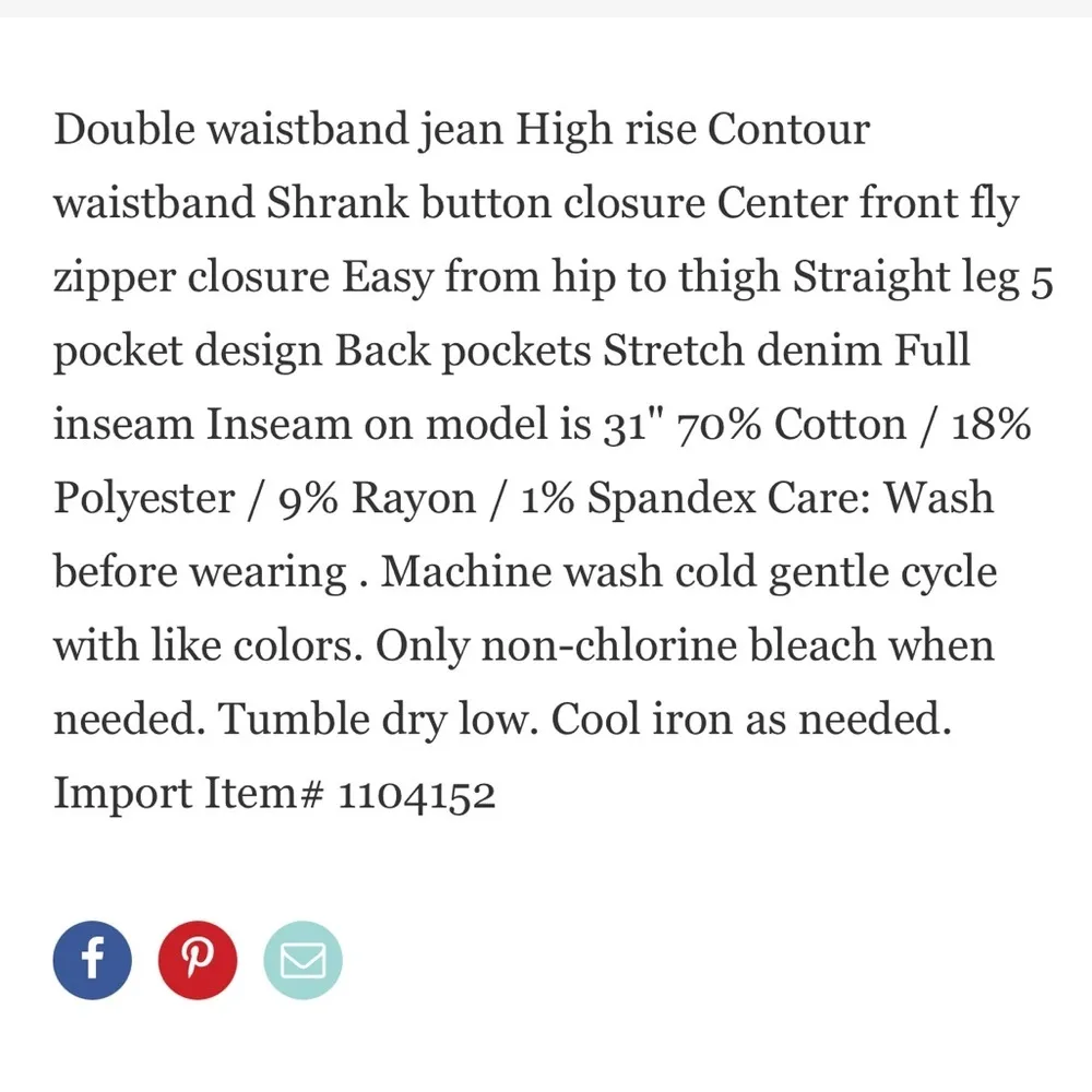 Eloquii Double Waistband Jeans - Image 2