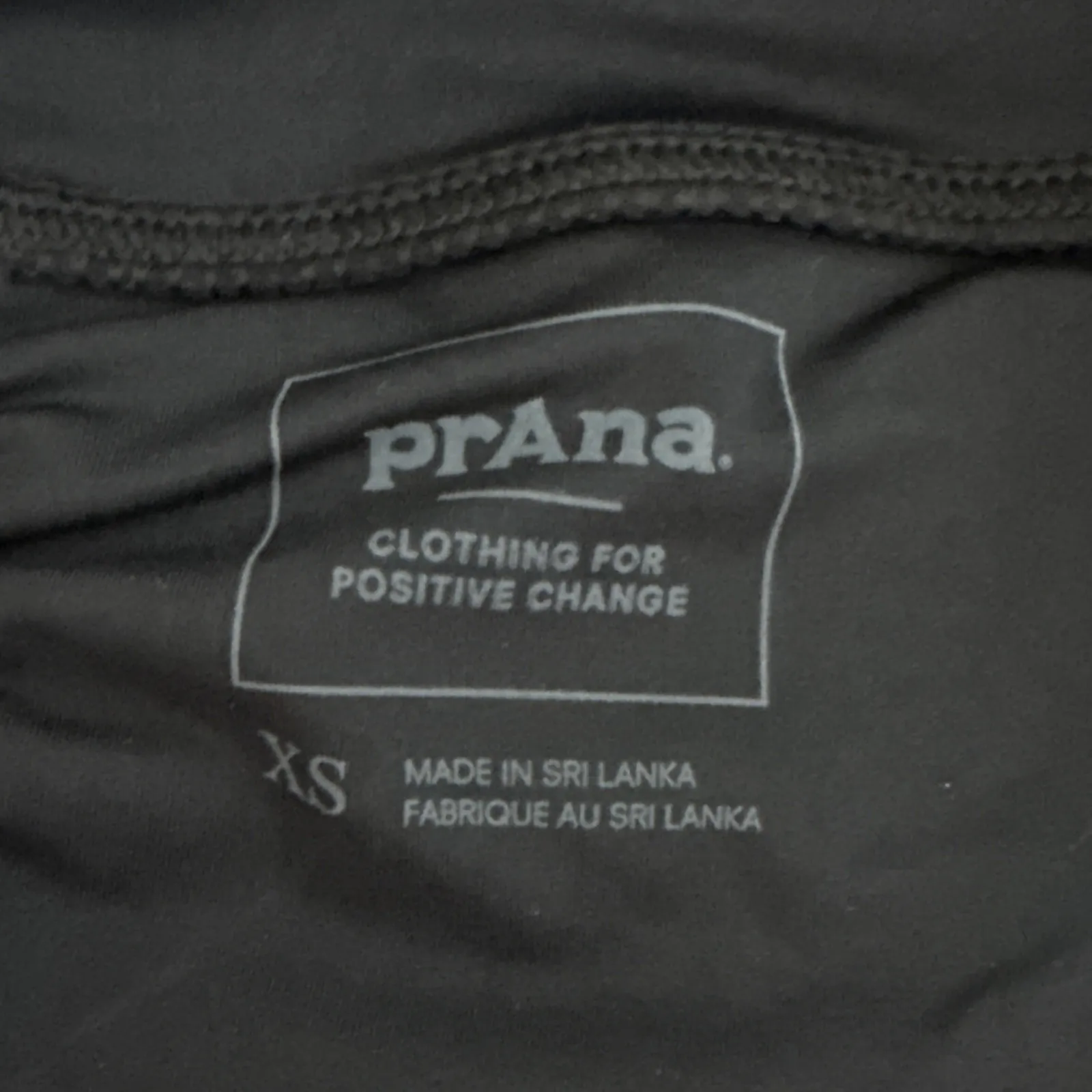 Prana Aurelia UPF 50 High Waisted Bikini Bottom Neutral Minimalist Black Size XS - Image 4