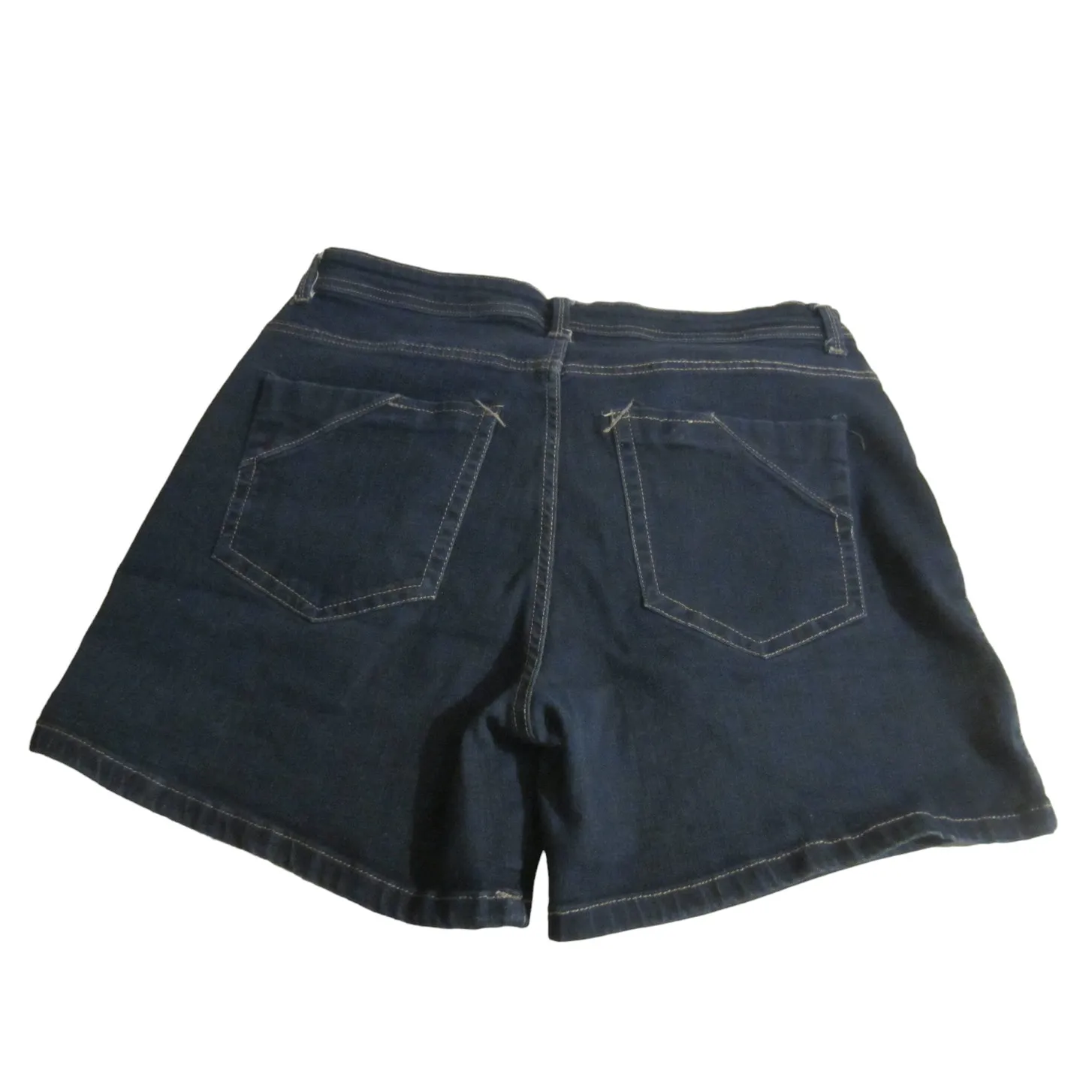 Classic Y2K Dark Wash Denim Shorts Lee Midrise Fit Women’s Size 12 - Image 6