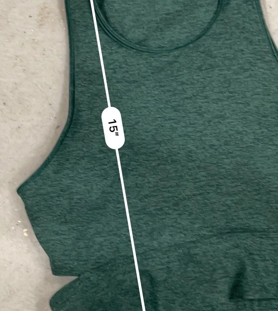 Outdoor Voices green back cutout sports bra - Image 4