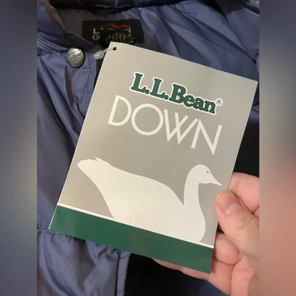 LL Bean Outdoors Vintage Goose Down Puffer Vest NWT Women’s Regular Medium RARE - Image 8