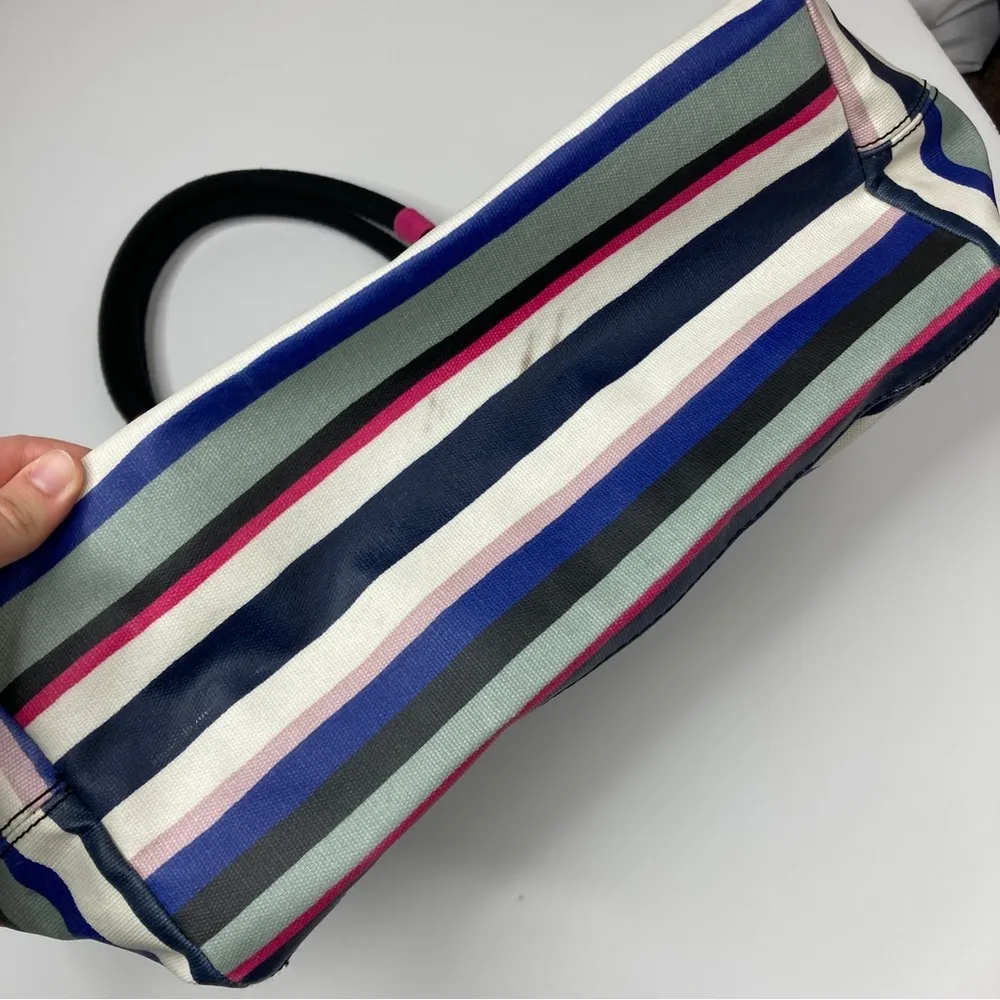 Fossil | Eliza Multi Color Stripe Tote Beach Bag - Image 6