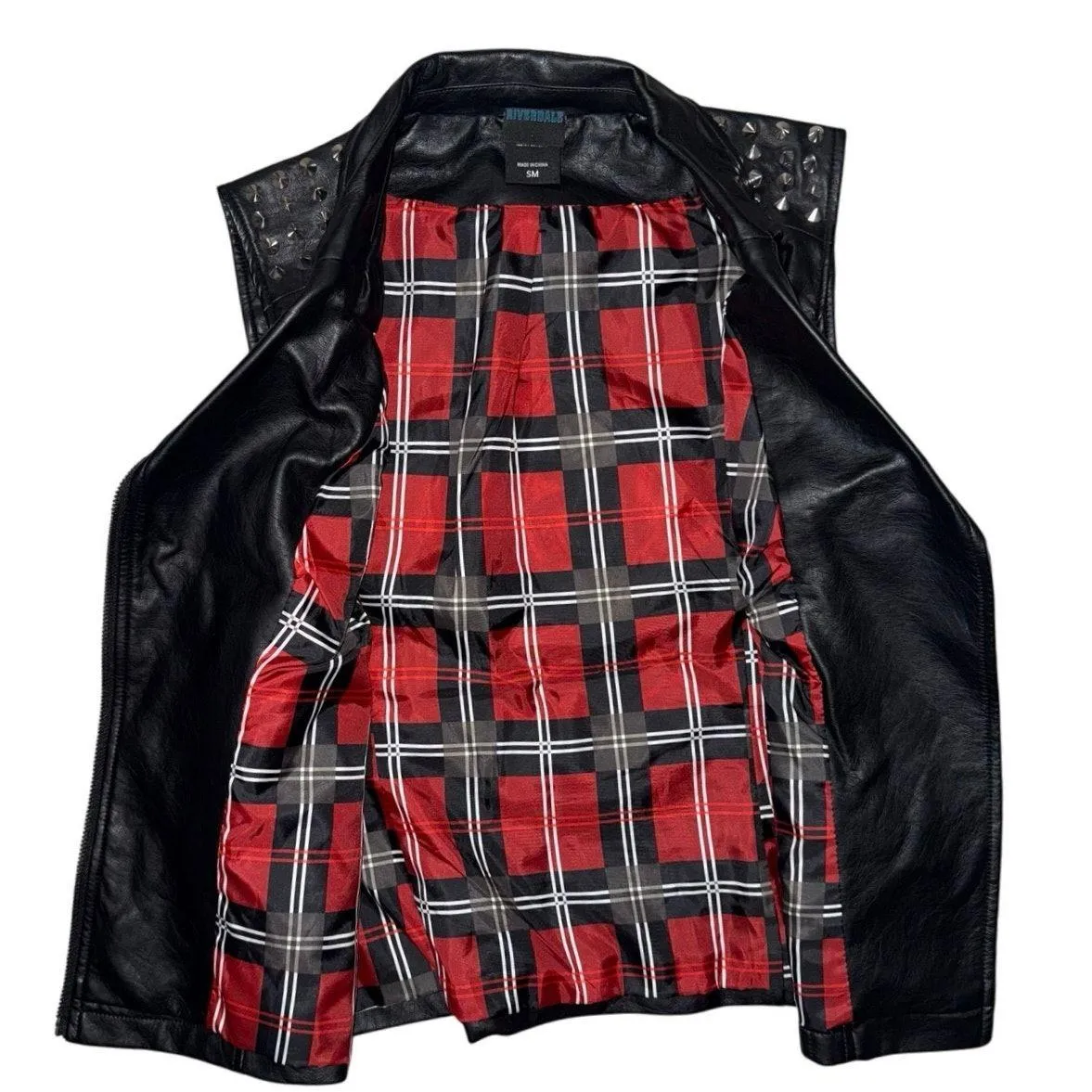 Riverdale Toni Topaz Southside Serpent Faux Leather Vest Women junior size small - Image 7