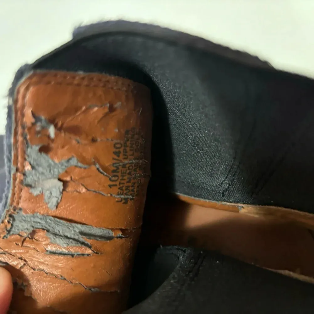 Maldeev Blue Suede Pull On Heeled Booties - Image 5