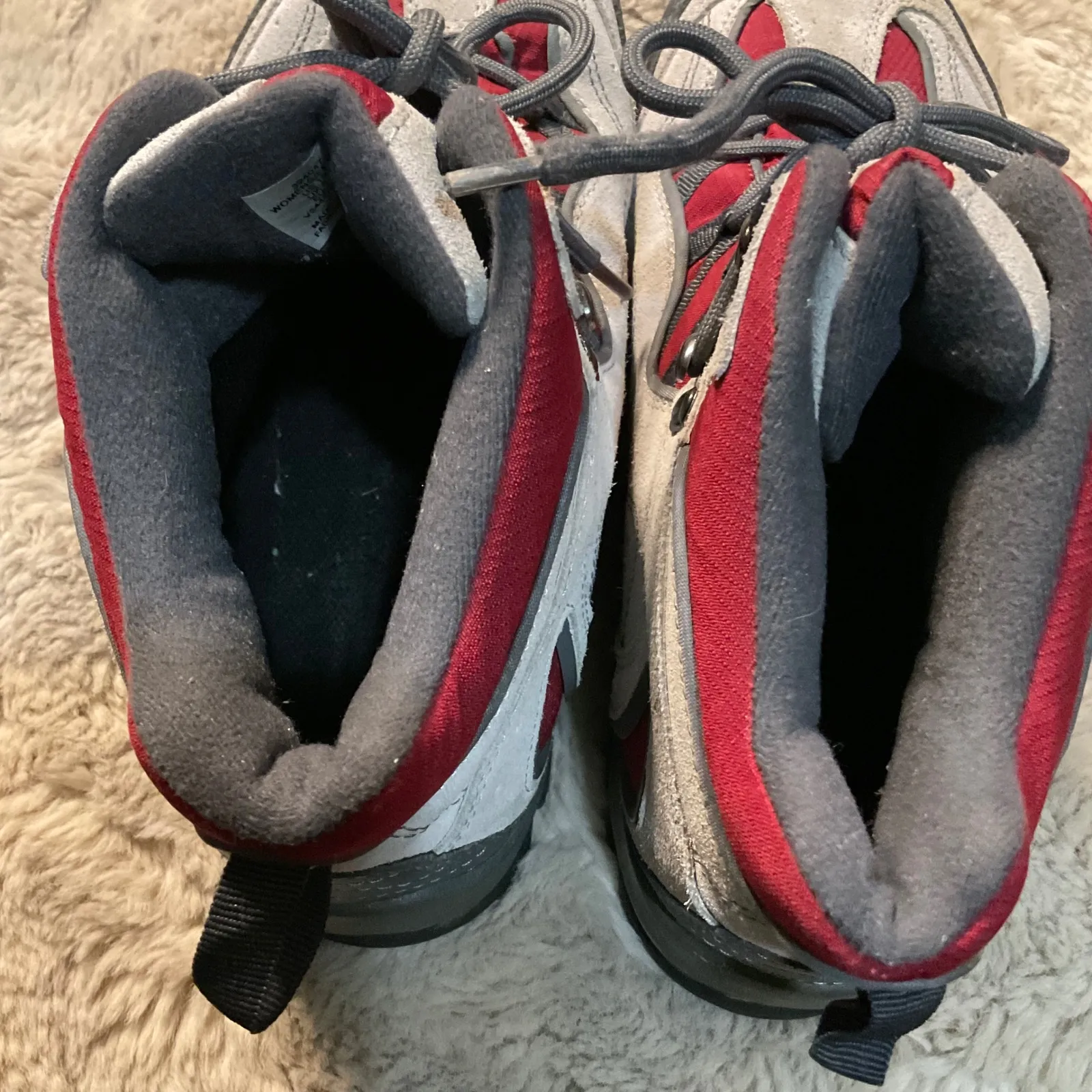 Lands‎ End Hiking Boots Lace Up Size 10 394047 Gray Ankle Womens - Image 10