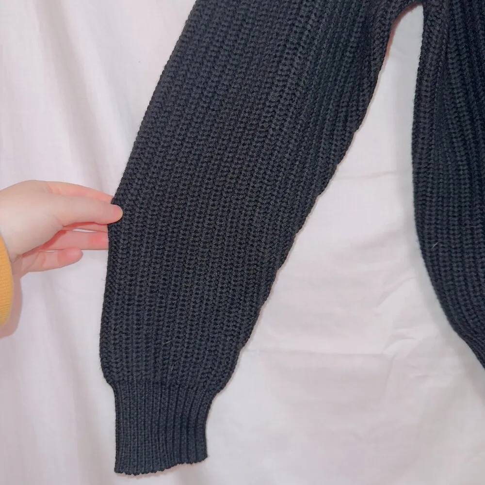 Wilfred montpellier merino wool waist turtleneck size small - Image 3