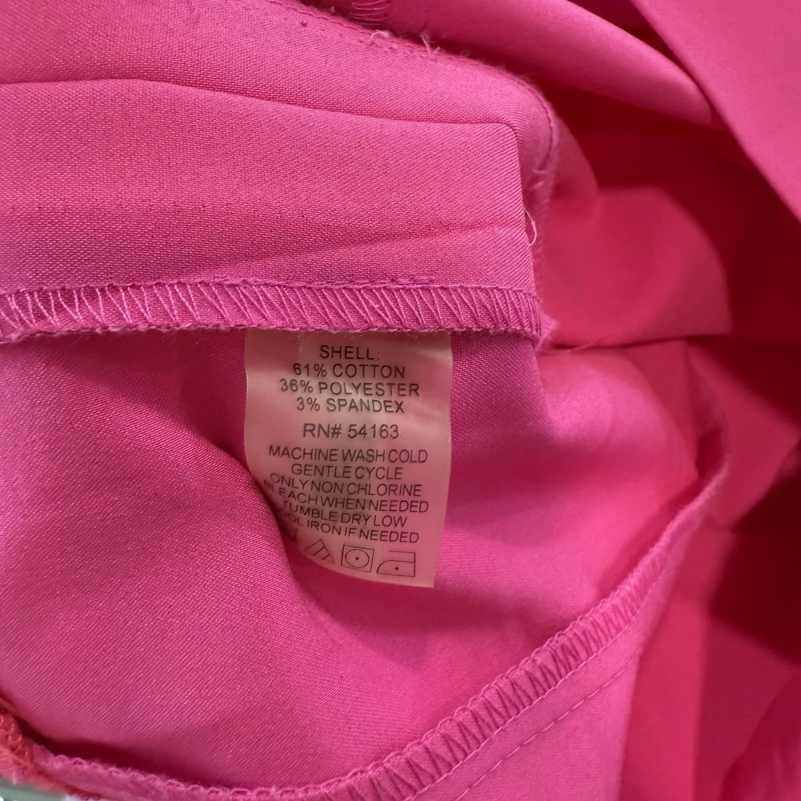 Calvin Klein Hot Pink Stretch Sunburst Seams‎ Sleeveless Sheath Dress Size 12 - Image 9