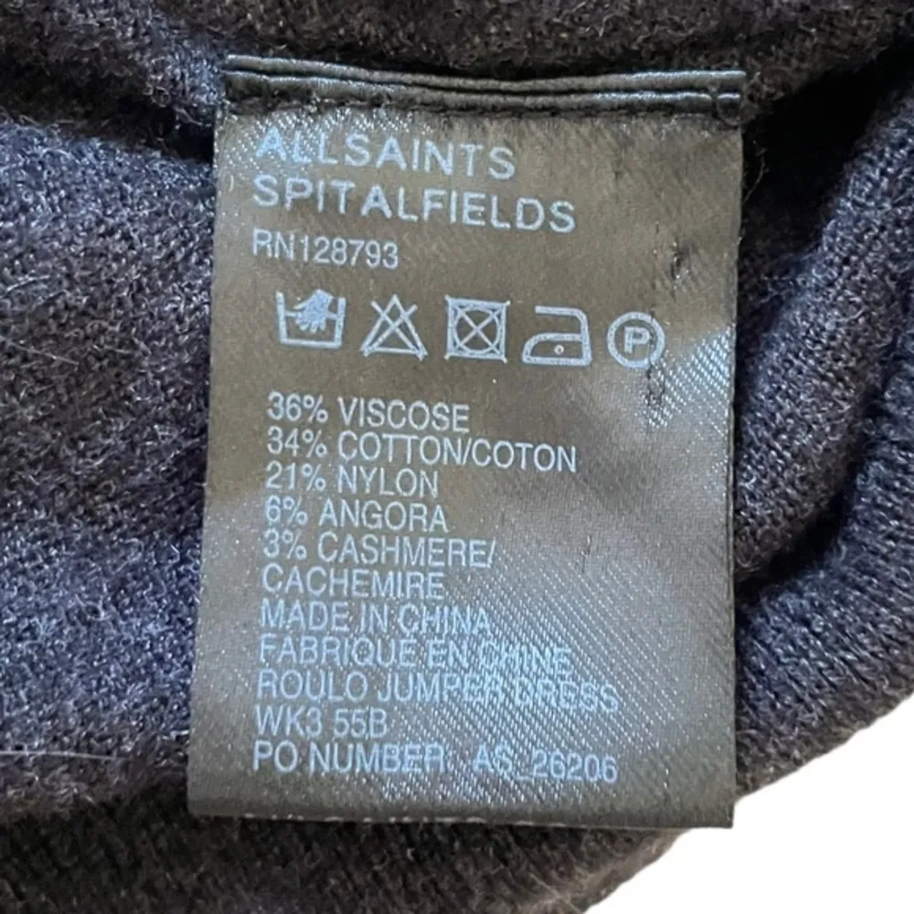 Roulo Jumper Sweater Dress - Gray Asymmetrical Cold Shoulder Tunic - Image 6