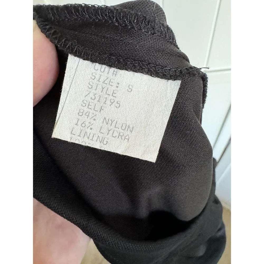 TADASHI Collection Womens Pants Size S Black Stretch Mesh Lined Pull On Wide Leg - Image 6