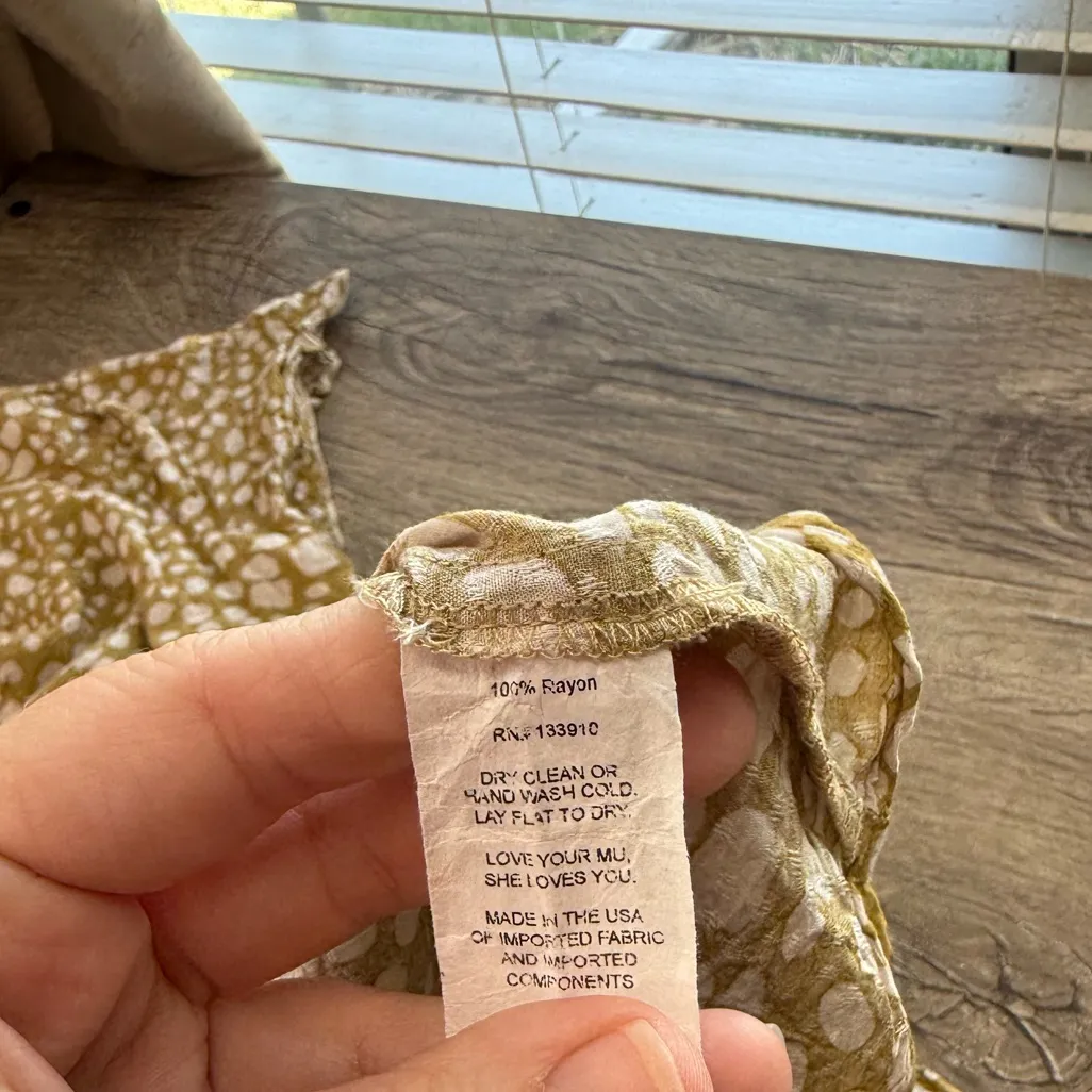 Show‎ Me Your Mumu Babydoll Tiered Dress Flowy Cia Desert cheetah medium - Image 5