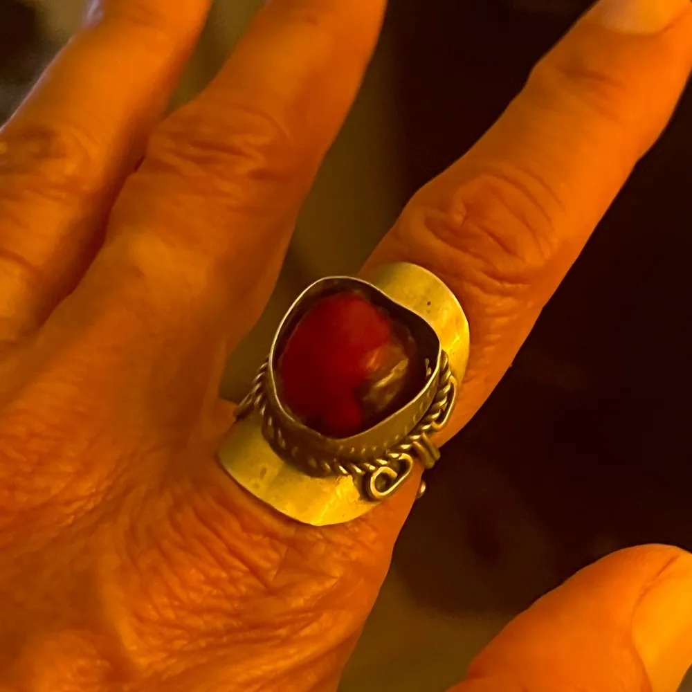 HUAYRUROS INCA Ring extra Large Stone from PERU - Image 3