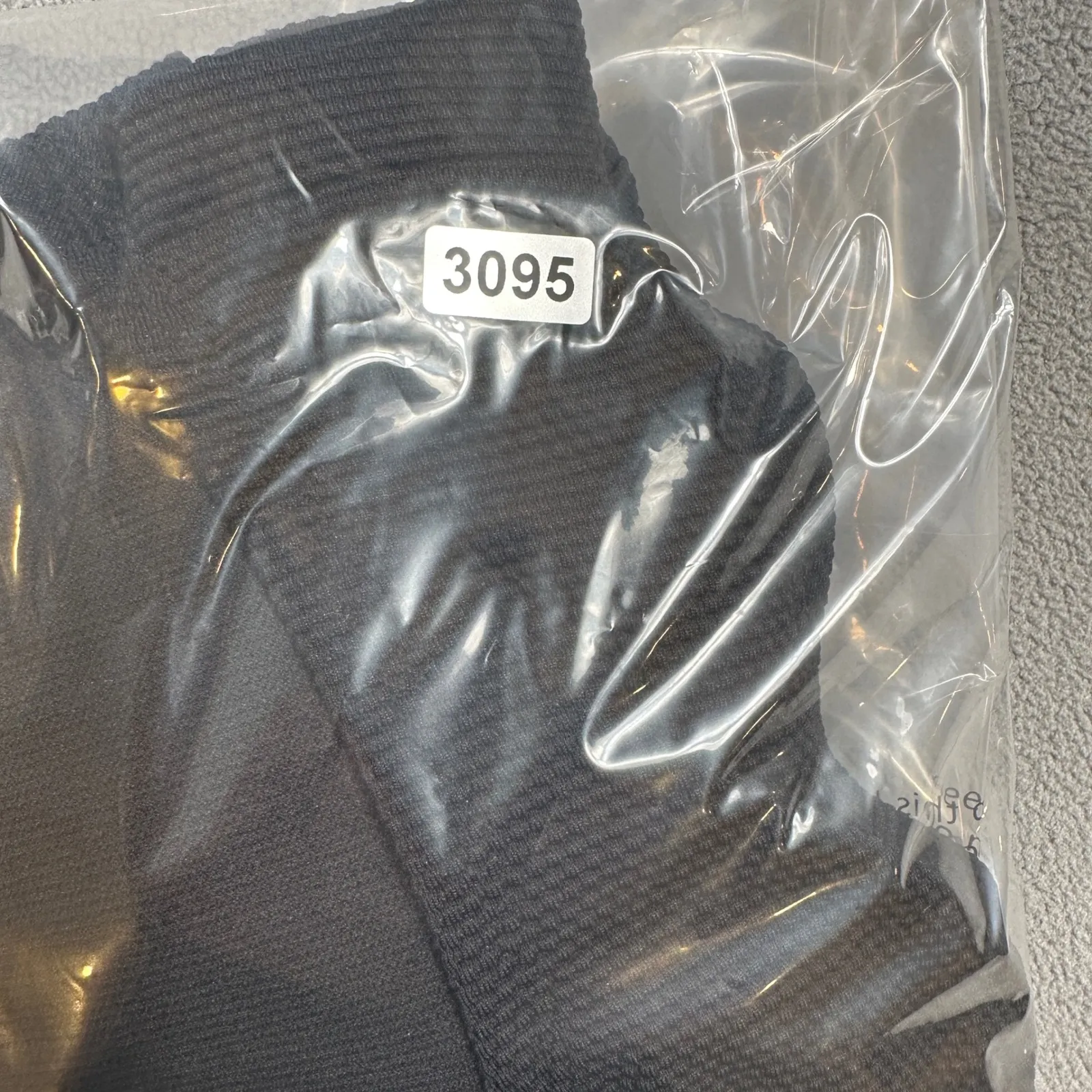 Time and Tru One Piece Swimsuit Womens S 4/6 Black Textured Halter Ring Detail - Image 5