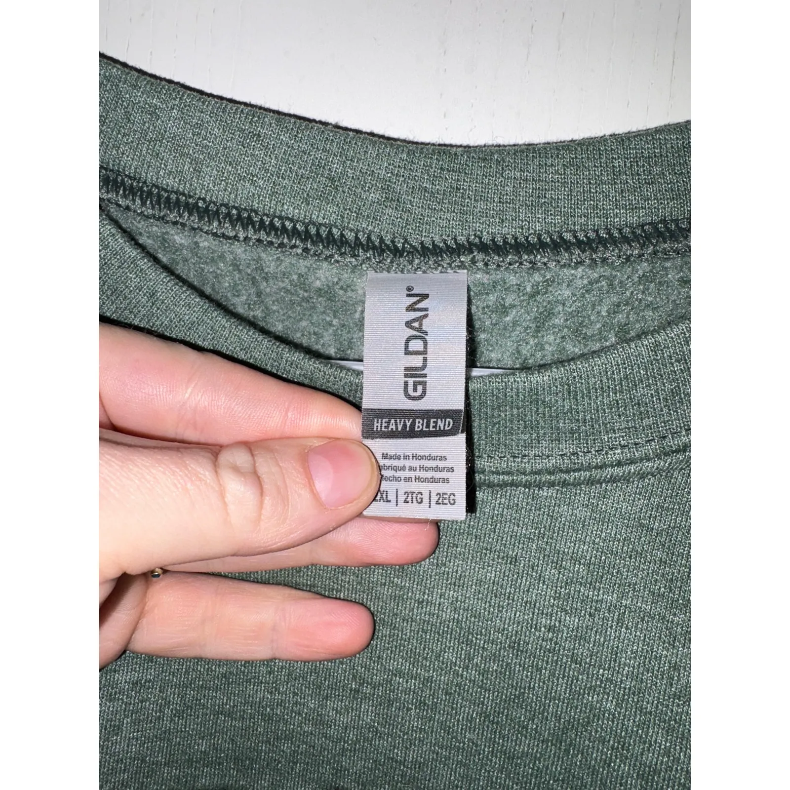 "Sorry Im late I didnt want to come" Gildan Heavy Blend 2XL - Image 2