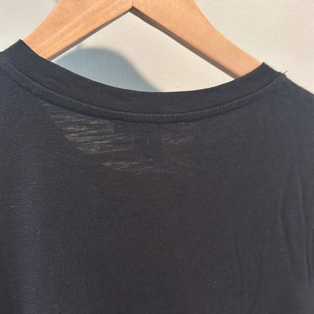 Sanctuary Small Classic Black Front Knot Short Sleeve Tee - Image 8