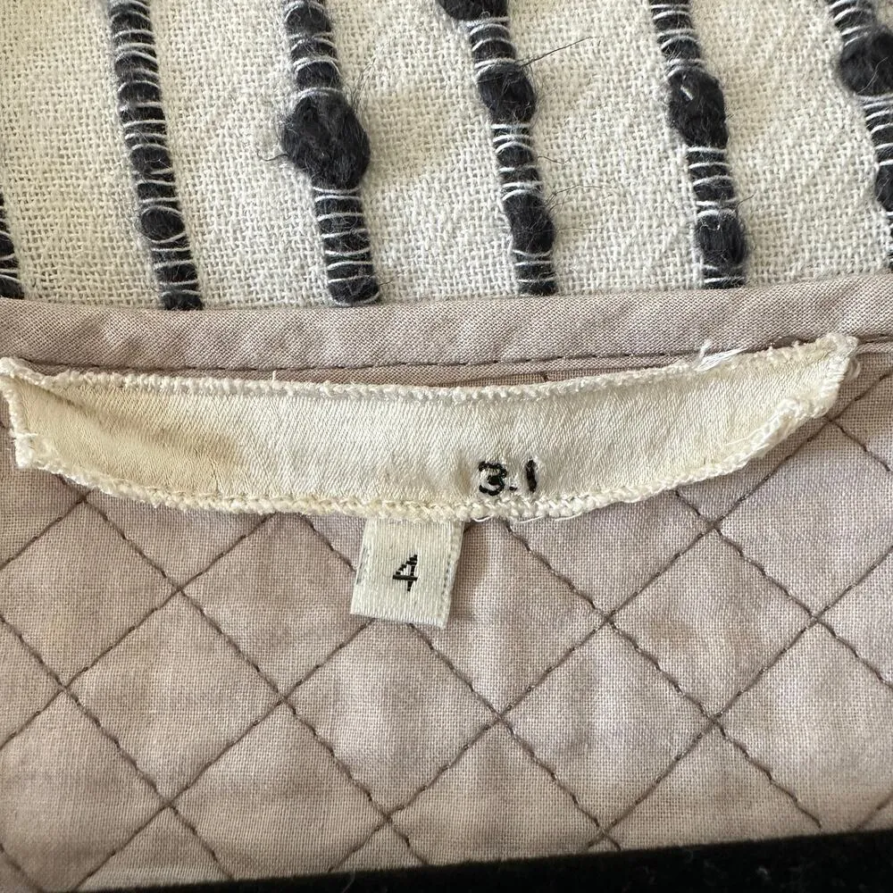 3.1 PHILLIP LIM Vintage Y2K Velvet Split Neck Dress - Size 4 - Image 4