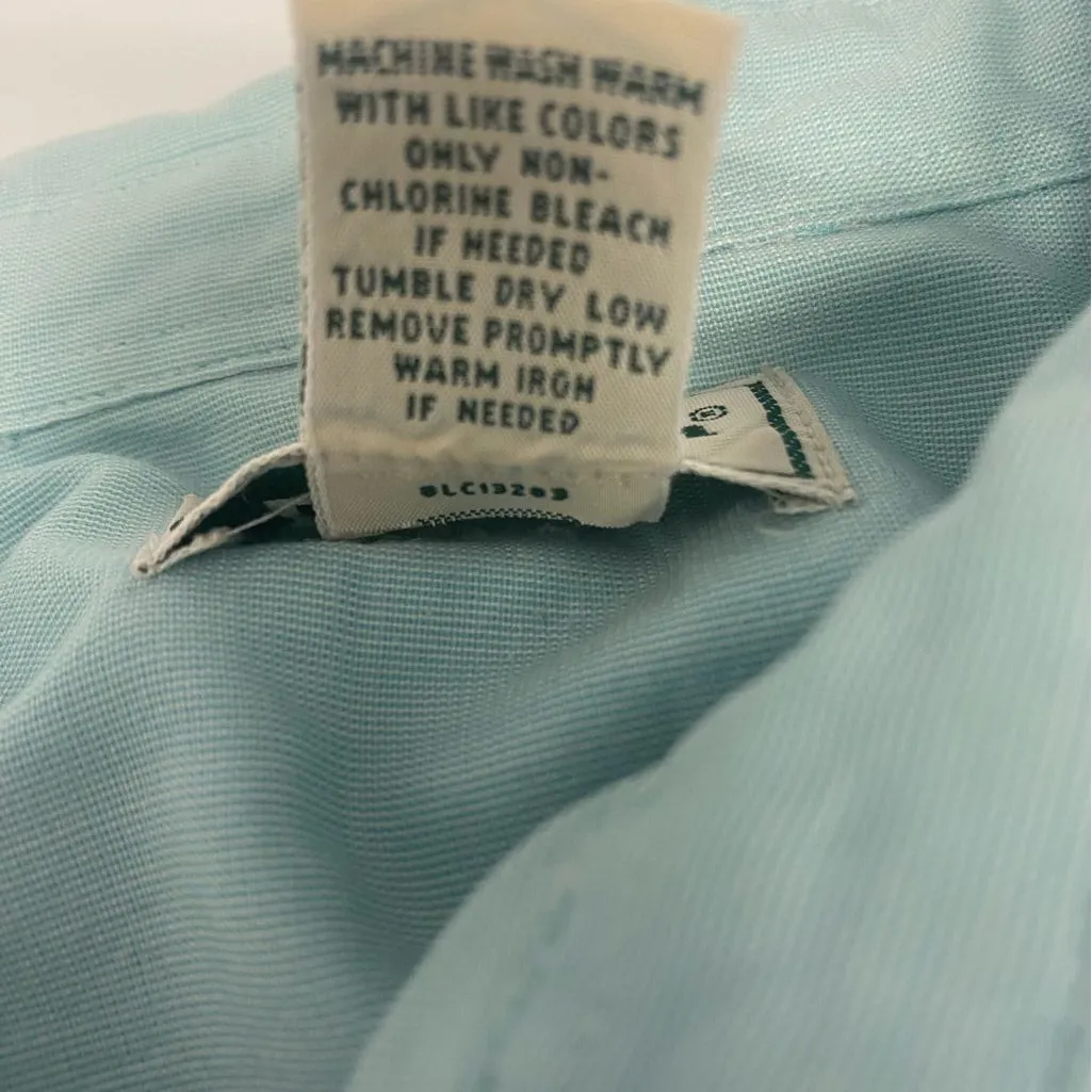 LL Bean Women’s teal Casual Button - Image 4