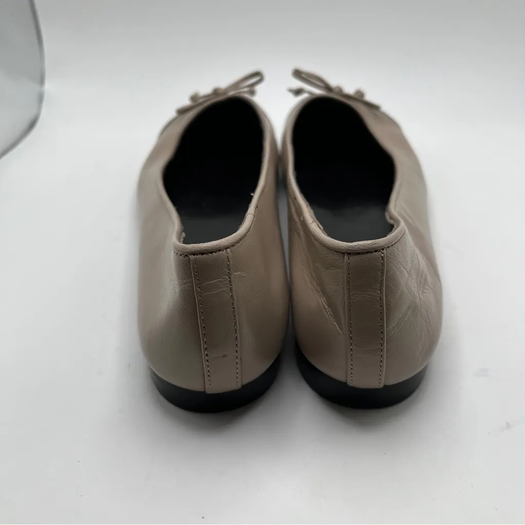 Tory Burch Women's Capped Toe Ballet Flats size 7.5M leather - Image 5