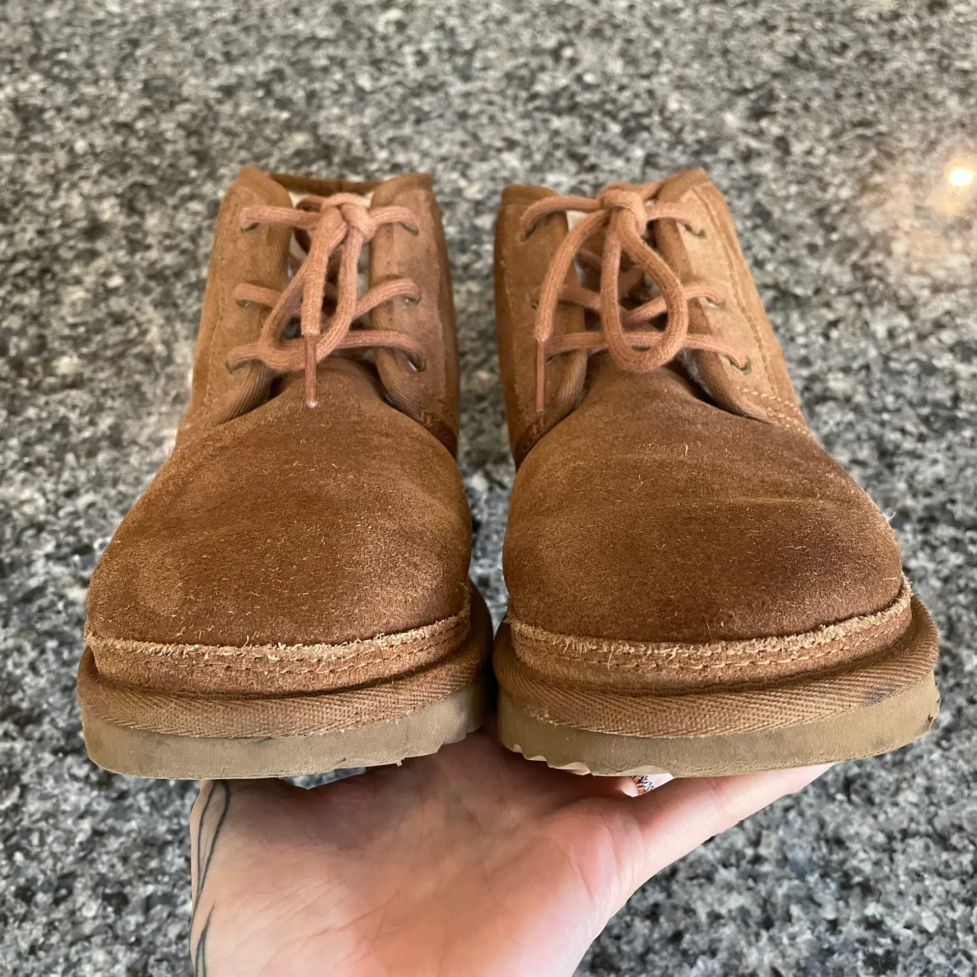 UGG Neumel Lace Up Boots Chestnut - Image 5