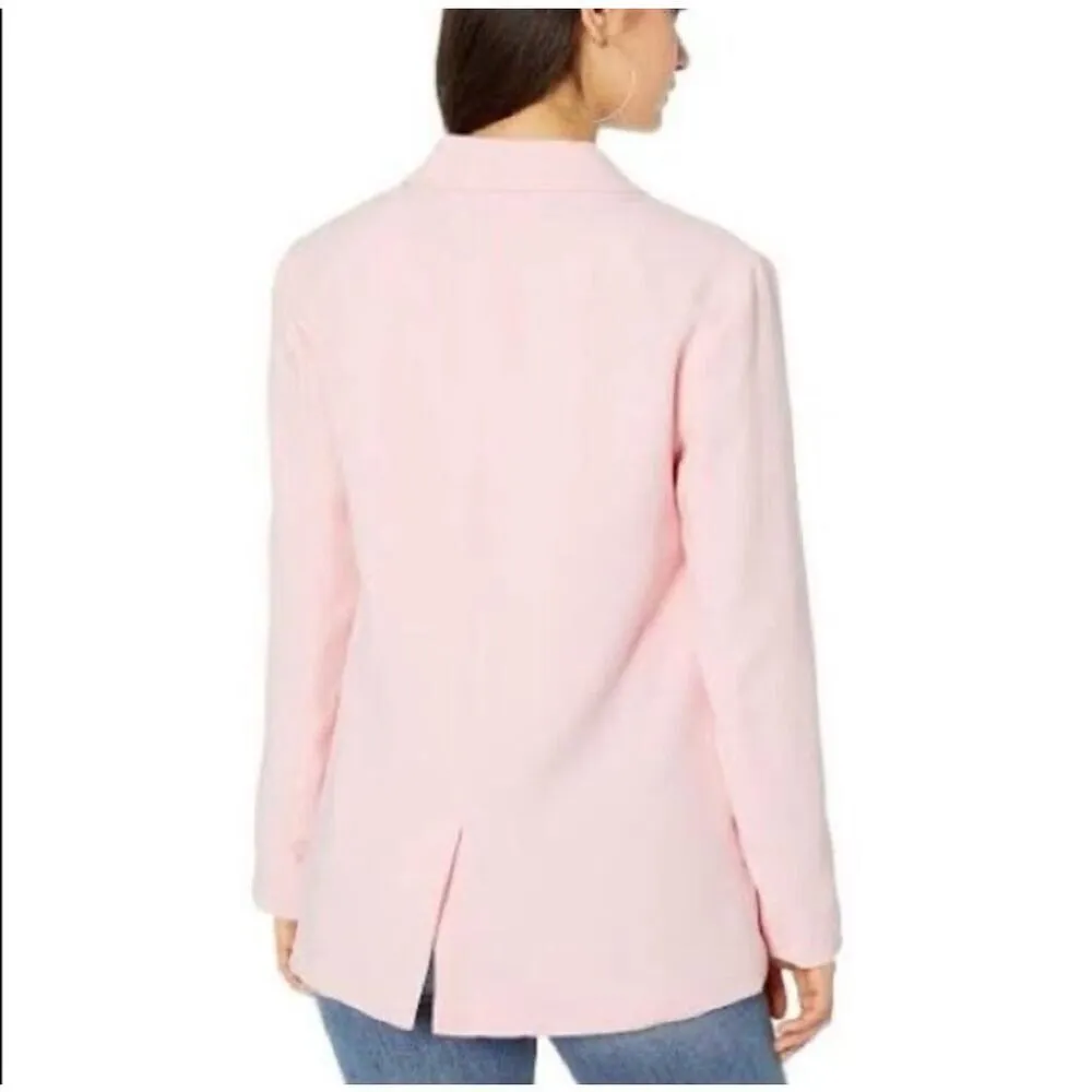 ✨Cupcake & Cashmere Wheeler Linen Blend Navy Sz Medium Blazer✨ Blue - Image 6