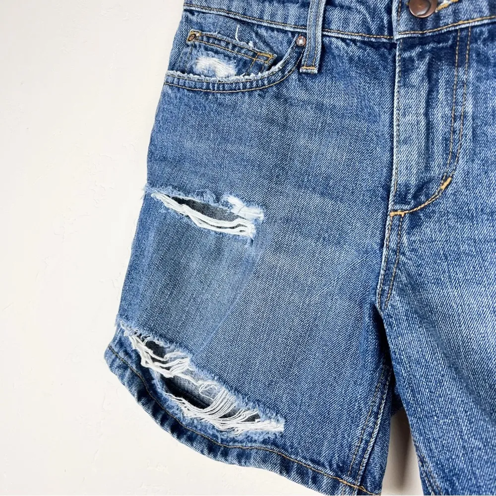 Joe’s Jeans Ryla Collector’s Edition Distressed Rolled Boyfriend Denim Shorts - Image 8