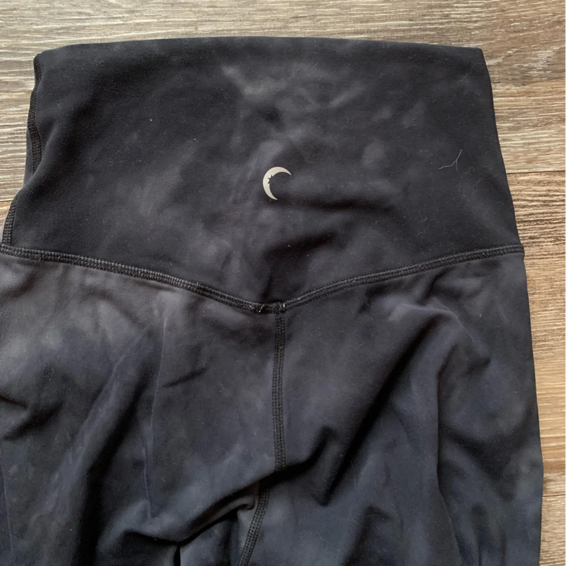 Zyia Active Black Tie-Dye High-Waisted Leggings 2 - Image 6