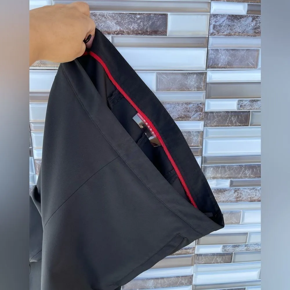 Prada  nylon pants back zipper size 44/28 - Image 11