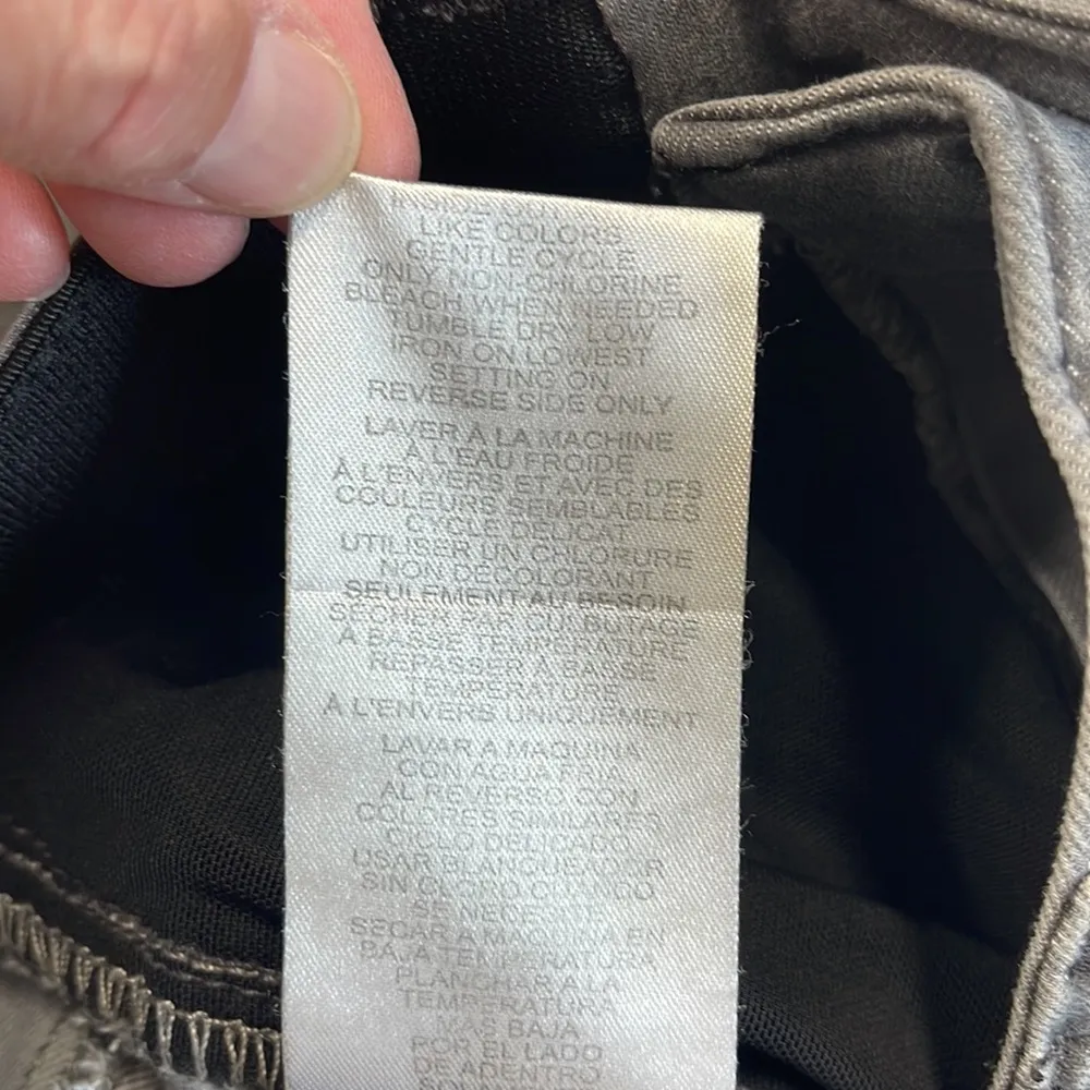 Wit & Wisdom Gray Skinny Ankle Jeans Size 0 - Image 5